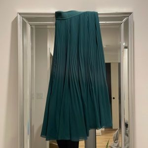 WILFRED twirl skirt - dark green